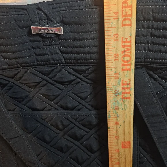 Vera Bradley Black Quilted Tote Bag - Picture 9 of 10